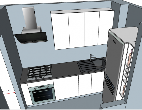 Proiect 3D bucatarie