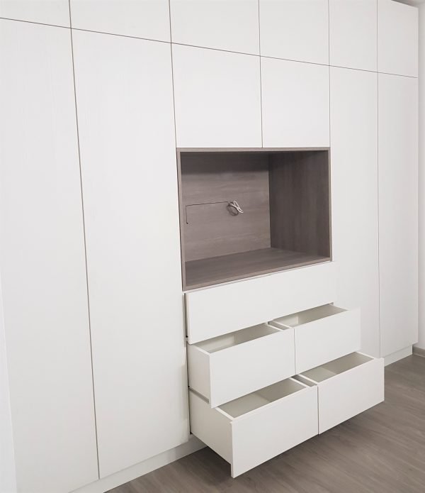 dulap cadru tv dulap dormitor dulap living CncWoodSkills srl sertare blum